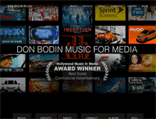 Tablet Screenshot of donbodin.com